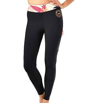 ROXY ブラックウェットスーツ パンツ ROXY ロキシー L P WATER PANT FL 1mm RWT241710 レディース